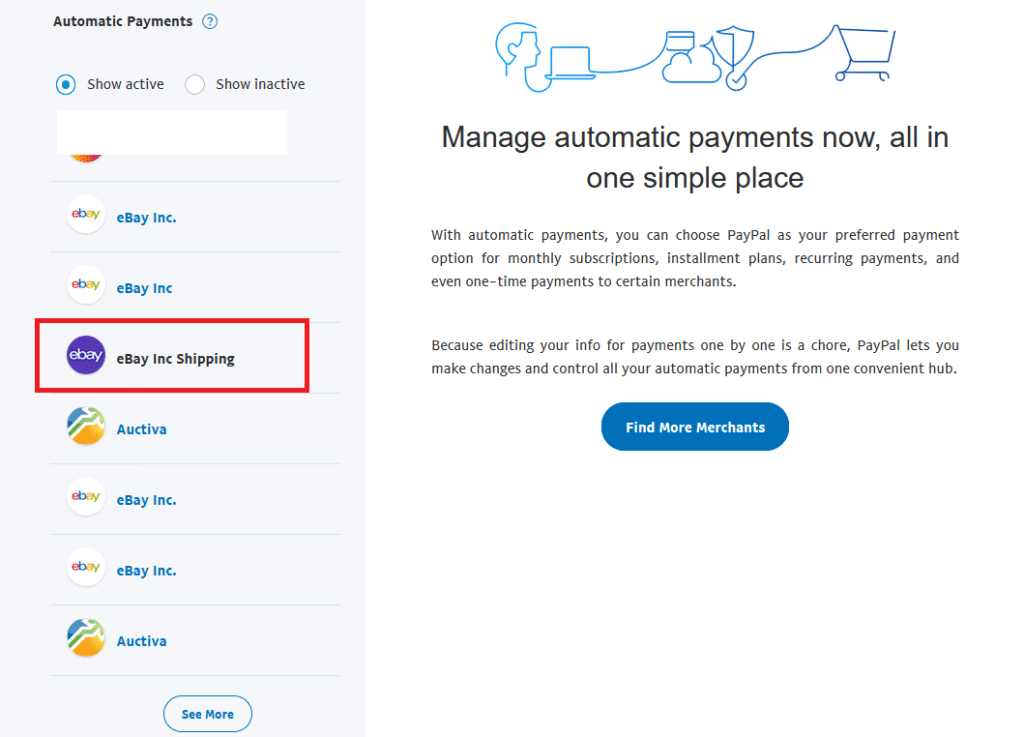 How to add a different paypal account to ebay