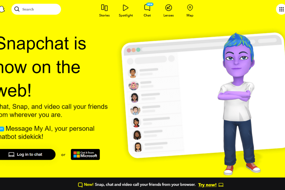Snapchat is now on the web!
