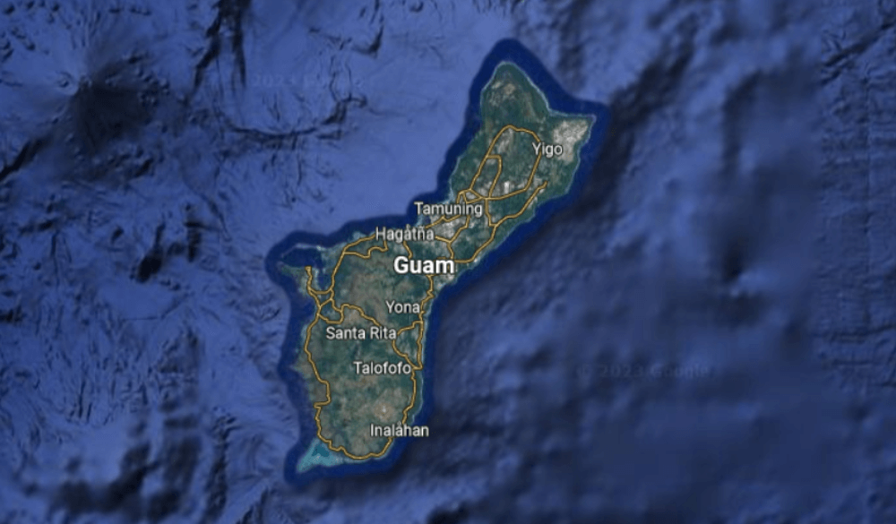 guam map
