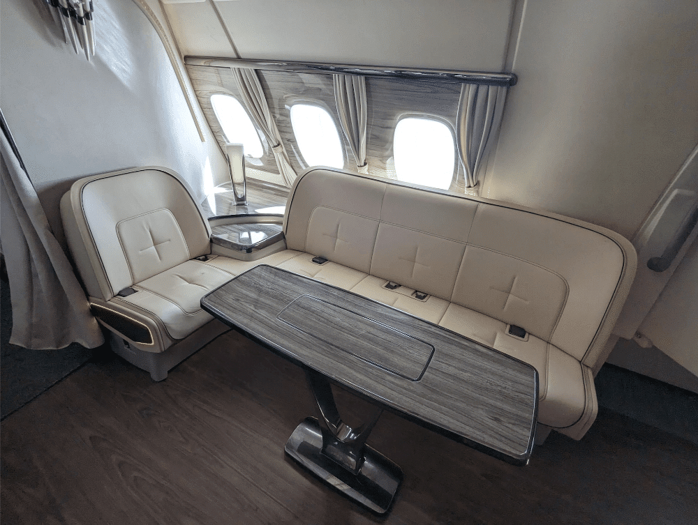 Emirates business class comfort zone