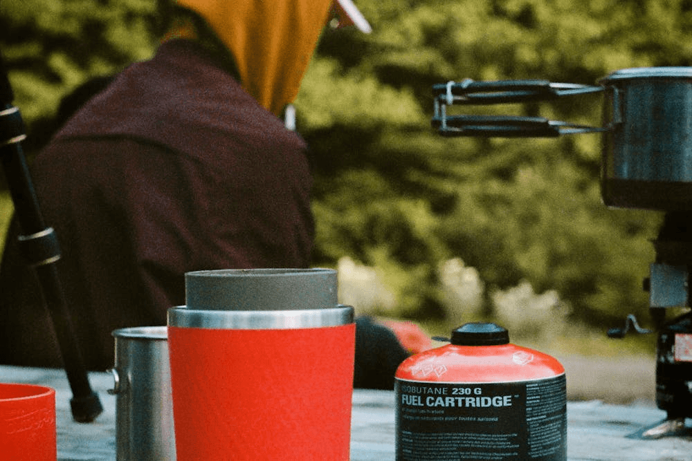 Cooking with butane