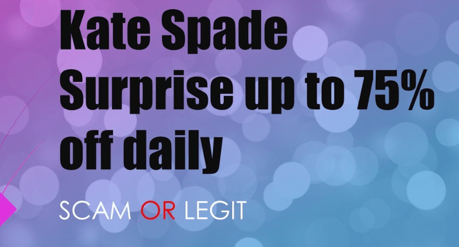 Shopping tips for kate spade surprise