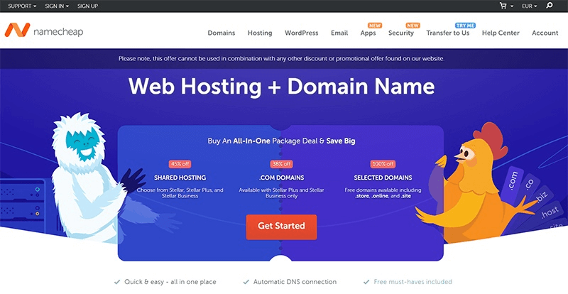 Domain registration and management