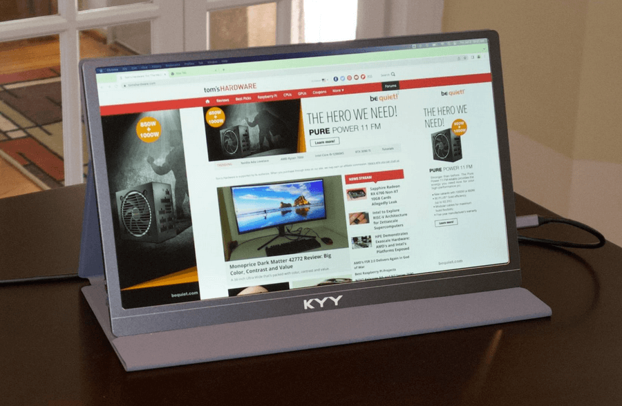 Setting up your KYY portable monitor