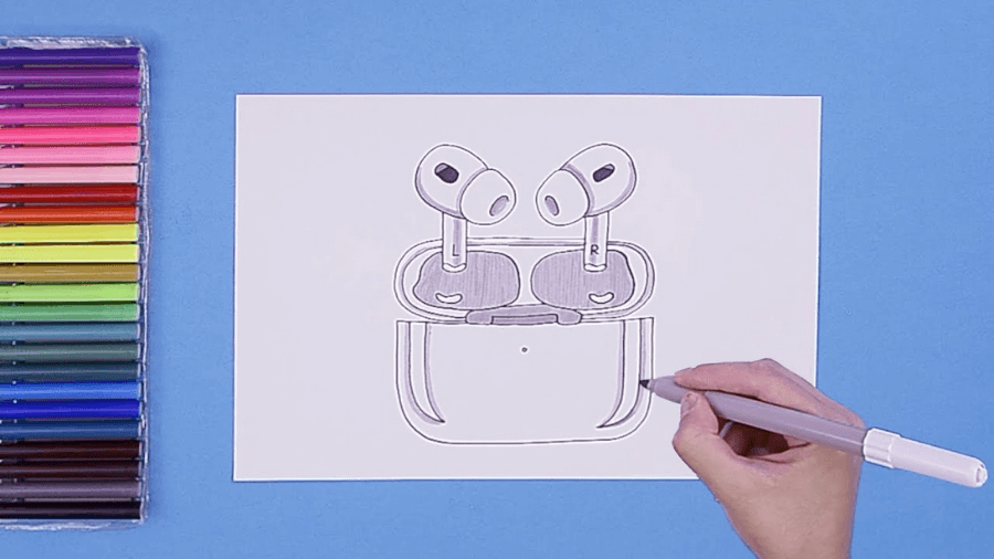 airpods drawing