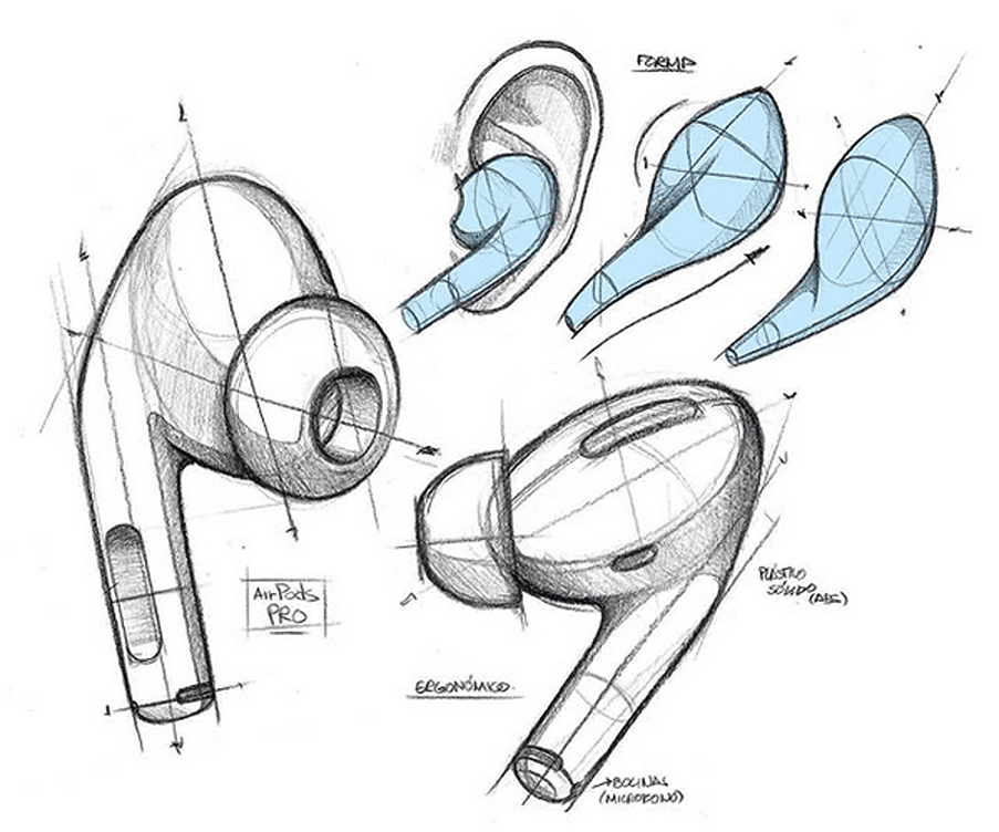 sharing your airpods drawing