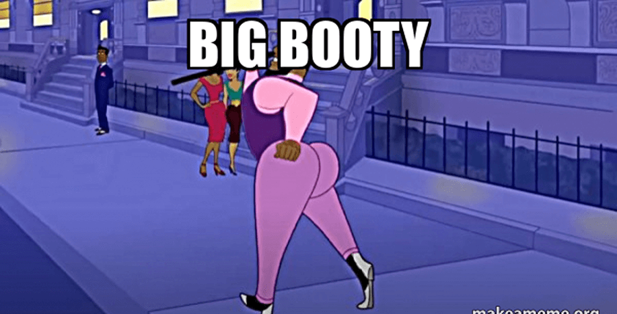 iconic booty meme examples