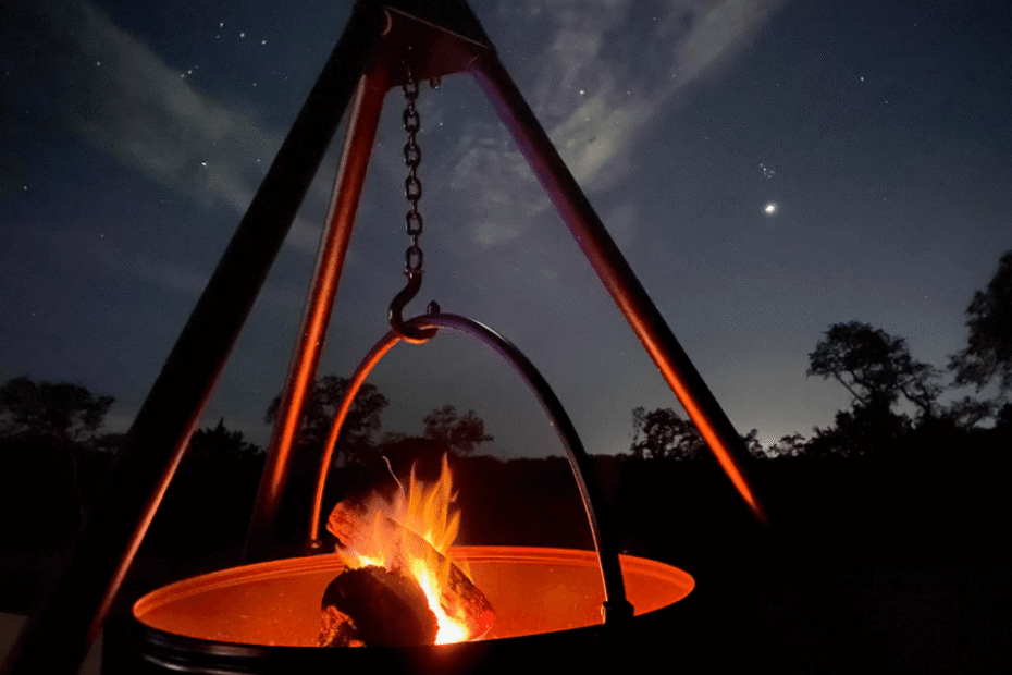 cauldron fire pit