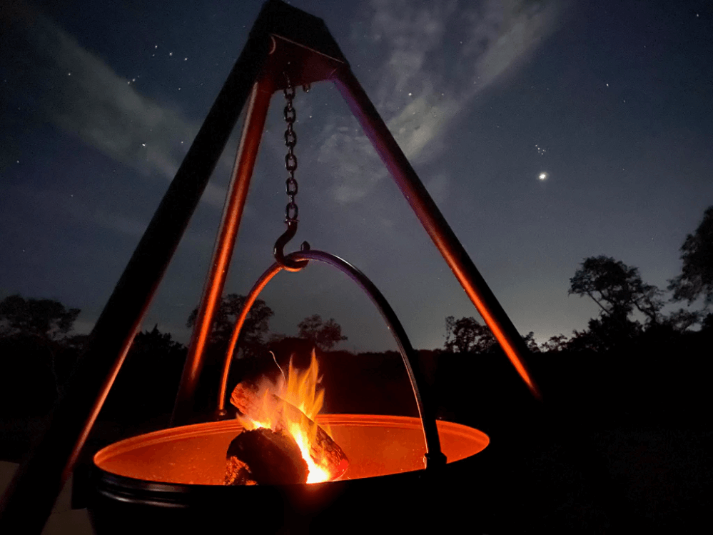 cauldron fire pit