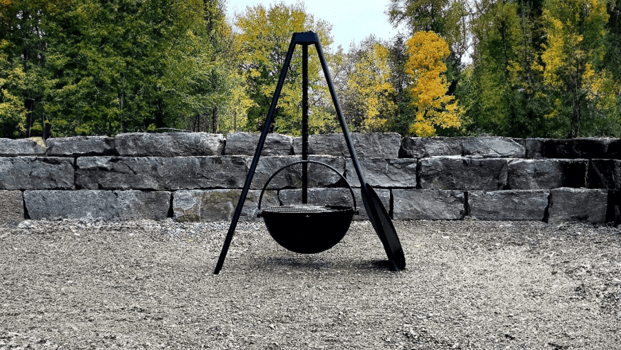 how to use a cauldron fire pit safely