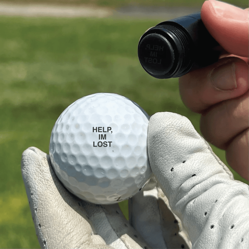 custom golf ball stamp