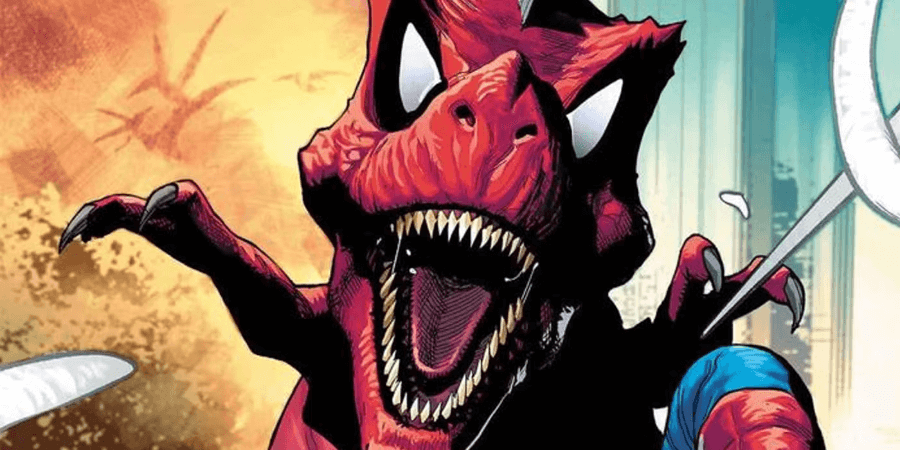 spiderman dinosaur