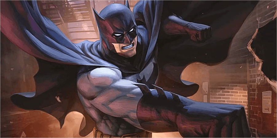 how the batman pose is used in popular culture