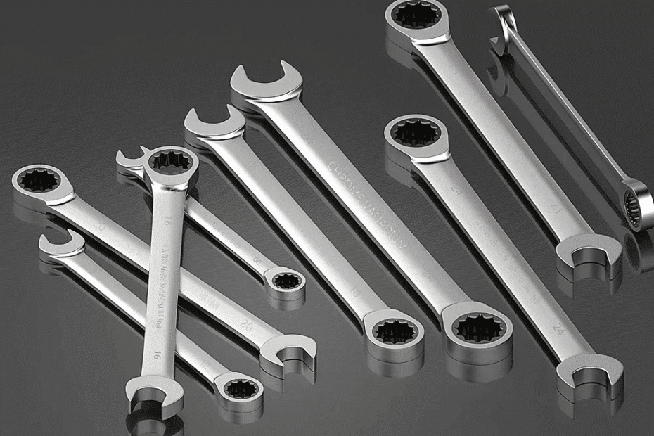 ratcheting open end wrench