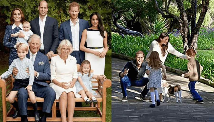 meghan markle and prince harry released rare new holiday photos