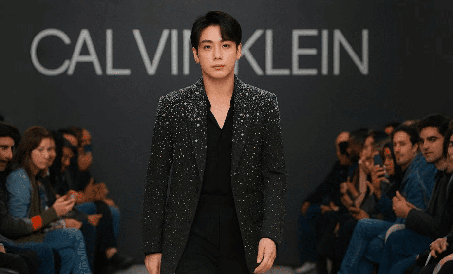 jungkook calvin klein fashion show