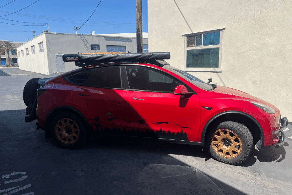 model y with roof rack