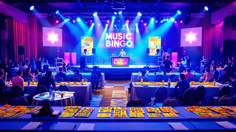 how to host music bingo